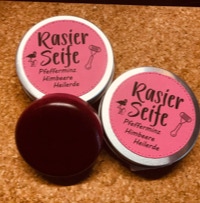 Rasierseife Pfefferminz-Himbeer 1